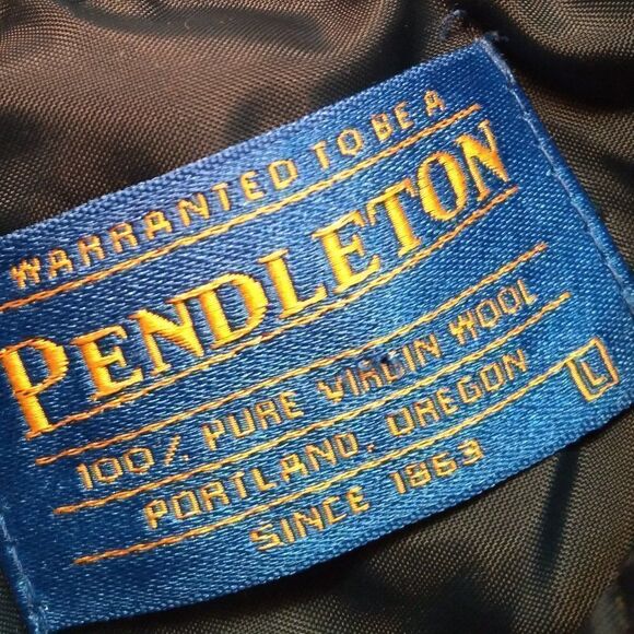 Vintage Pendleton Flannel Wool Button Down Shirt - Picture 5 of 7